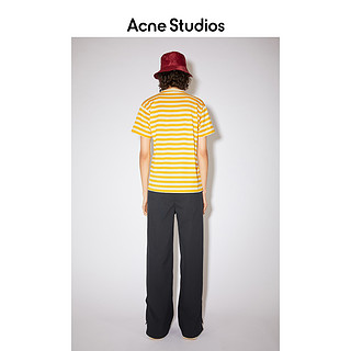 Acne Studios2021早春新款时尚黄色条纹笑脸短袖T恤 CL0086-BIG