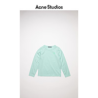 Acne Studios 2021早春新款Mini童装薄荷绿笑脸长袖T恤2NI173-ABG