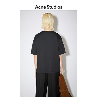Acne Studios 2021早春新款黑色休闲百搭圆领短袖T恤 AL0195-900