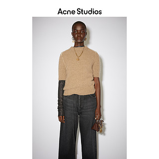 Acne Studios 2021早春新款百搭简约柔软百搭短袖毛衣 A60270-ADV