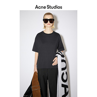 Acne Studios 2021早春新款黑色休闲百搭圆领短袖T恤 AL0195-900