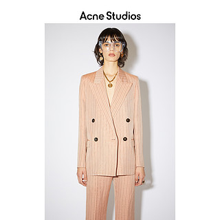 Acne Studios 2021早春新款潮流粉色条纹气质西装外套 AH0134-AFV