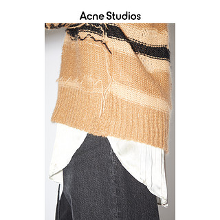 Acne Studios 2021早春新款休闲潮流条纹针织衫v领毛衣A60242-AN2