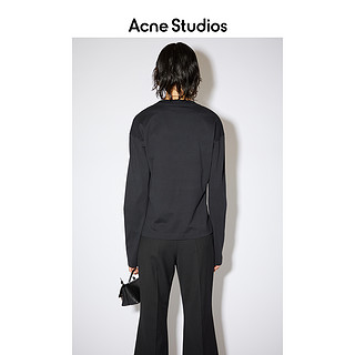 Acne Studios 2021早春新款纯棉百搭黑色长袖T恤上衣潮AL0208-900