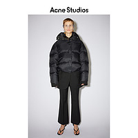Acne Studios 2020秋冬新款黑色短款鸭绒羽绒服女外套 A90348-900