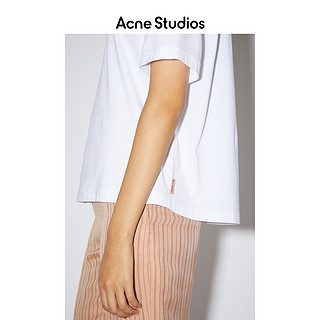 Acne Studios 2021早春新款简约百搭白色短袖纯棉T恤 AL0195-183