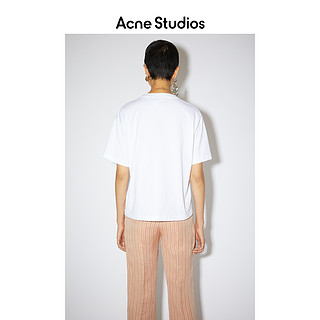 Acne Studios 2021早春新款简约百搭白色短袖纯棉T恤 AL0195-183