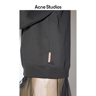 Acne Studios 2021早春新款简约黑色百搭连帽卫衣潮 AI0080-900