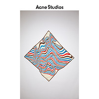 Acne Studios 2021早春新款时尚不规则条纹方巾丝巾潮 CA0127-AE0