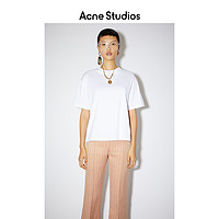 Acne Studios 2021早春新款简约百搭白色短袖纯棉T恤 AL0195-183