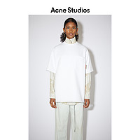 Acne Studios 2021早春新款宽松百搭白色短袖T恤上衣 AI0087-183