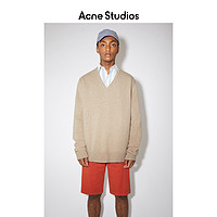 Acne Studios 2021春季新款简约休闲V领羊毛毛衣男士 B60171-AE6