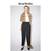 Acne Studios 2021春季新款黑色直筒宽松长裤西装裤 AK0386-900