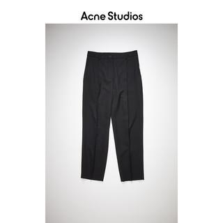 Acne Studios 2021春季新款黑色直筒宽松长裤西装裤 AK0386-900