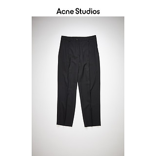 Acne Studios 2021春季新款黑色直筒宽松长裤西装裤 AK0386-900