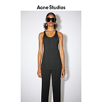 Acne Studios 2021春季新款黑色修身罗纹针织背心内搭 A60248-900