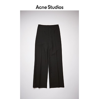 Acne Studios 2020秋冬新款简约黑色高腰直筒休闲长裤 AK0318-900