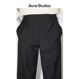 Acne Studios 2020秋冬新款简约黑色高腰直筒休闲长裤 AK0318-900