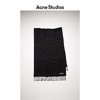 Acne Studios 2020秋冬新款经典气质黑色羊绒围巾披肩 CA0094-900