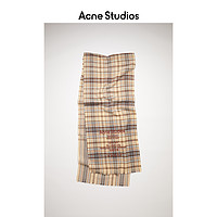 Acne Studios 2021春季新款时尚洋气百搭羊毛格纹围巾 CA0095-CNU