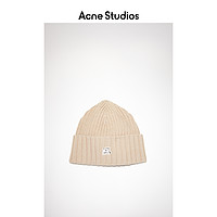 Acne Studios 2021春夏新款休闲米色棉针织毛线帽潮 C40142-ADZ