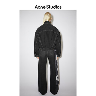 Acne Studios 2021春季新款石洗黑色牛仔外套短夹克潮 A90302-900