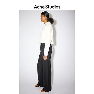 Acne Studios 2020秋冬新款简约黑色高腰直筒休闲长裤 AK0318-900