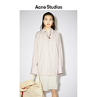 Acne Studios 2021春季新款设计感纯棉长袖褶饰衬衫女 AC0346-ADK