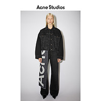 Acne Studios 2021春季新款石洗黑色牛仔外套短夹克潮 A90302-900