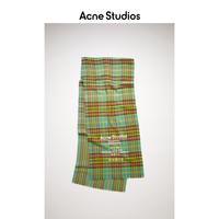 Acne Studios 2021春季新款洋气时尚格纹羊毛围巾披肩 CA0095-CNV