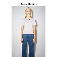 Acne Studios 2021春季新款薰衣草紫纯棉修身短袖T恤 AL0202-ADH