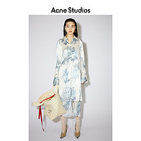 Acne Studios 2021春季新款时尚质感印花连衣裙衬衫裙 A20278-AAN