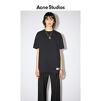 Acne Studios 2021春季新款简约百搭黑色短袖纯棉T恤 AL0199-900