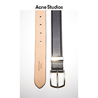 Acne Studios 2021春季新款经典百搭黑色哑光皮革腰带 C80061-900