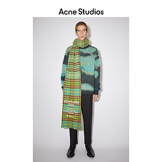 Acne Studios 2021春季新款洋气时尚格纹羊毛围巾披肩 CA0095-CNV