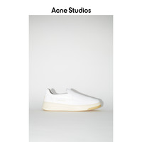 Acne Studios Face2021春季新款白色厚底一脚蹬休闲鞋 AD0337-BZW