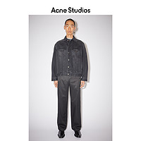 Acne Studios 2021春季新款水洗黑色纯棉牛仔外套男 B90502-969
