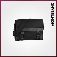 Montblanc/万宝龙全新蓝色宣言系列邮差包 纯黑款