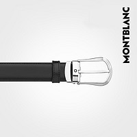 MONTBLANC 万宝龙 黑色棕色双面自由剪裁商务 腰带