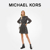 MK 撞色条纹设计连衣裙女装MICHAEL KORS 迈克高仕