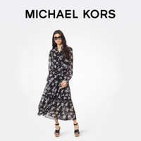 MK 印花雪纺复古度假风半身裙女装 Michael Kors
