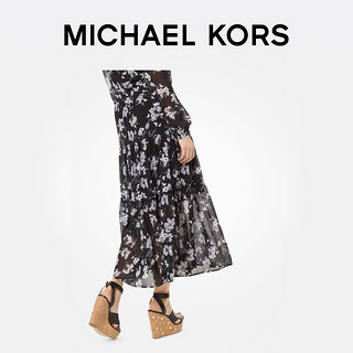 MK 印花雪纺复古度假风半身裙女装 Michael Kors