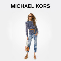MK 2020春夏新款印花长袖雪纺上衣女装 Michael Kors