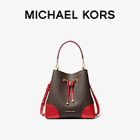 MICHAEL KORS 迈克·科尔斯 MK Mercer Gallery Bucket 中号老花水桶包单肩女包