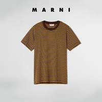 MARNI经典款男士拼色条纹短袖T恤(三件装)