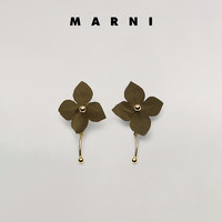 MARNI经典款女士浪漫花朵造型工艺耳钉款耳环
