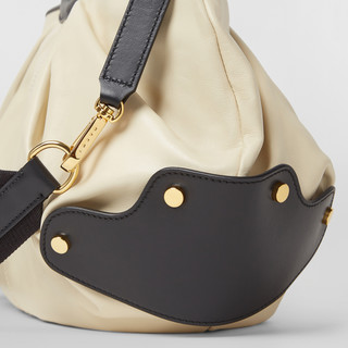 Marni2021新款早春小号米色BALLOON小牛皮包