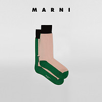Marni2021新款早春系列拼色针织女袜