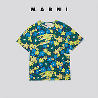 Marni2021新款早春系列七色花印花女士短袖