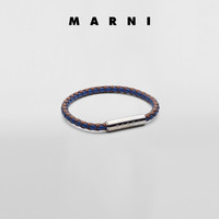 Marni2021新款早春系列编织皮革男士手链